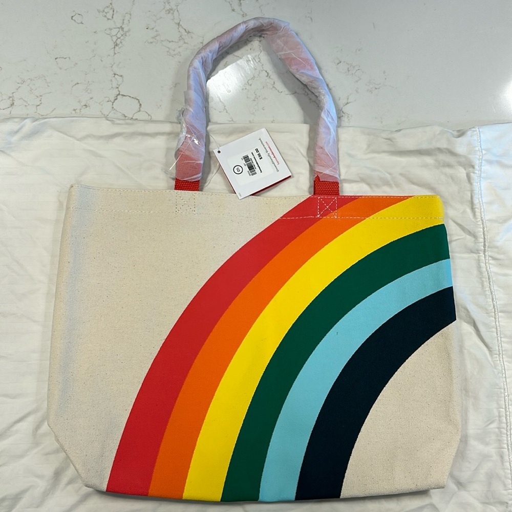 NWT Hanna Anderrsson Rainbow Tote Bag
